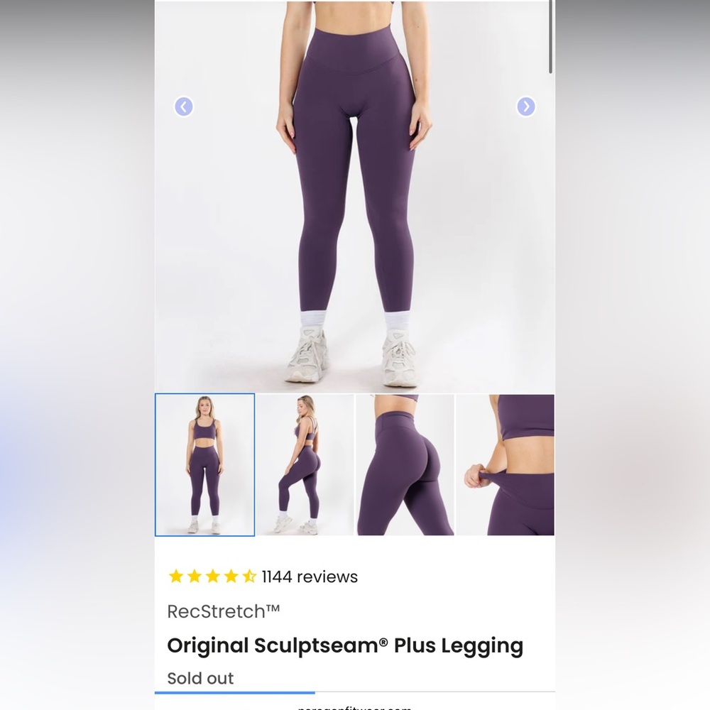 PARAGON Fitwear mercury Leggings and sports bra set